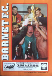 Programmes De Football Barnet FC – Lot De 26 Programmes De 1978 à 1991